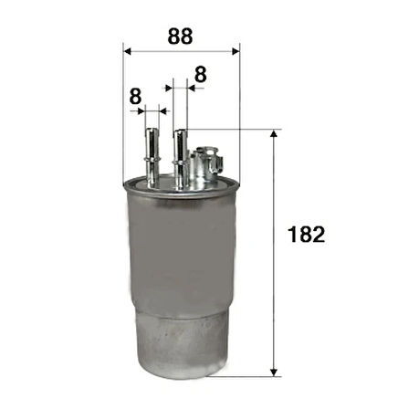 YAKIT FİLTRESİ DOBLO-PALIO-SIENA-PUNTO 2 1.9D 2011-2000 X 46531688 71736117 46737091 46786875