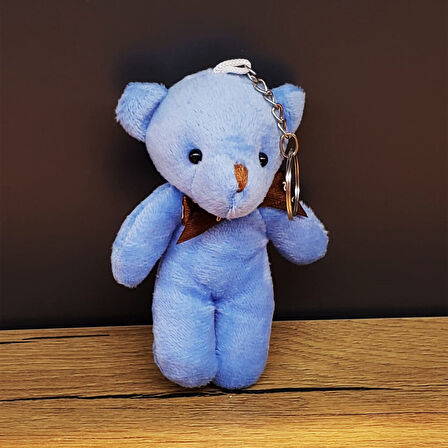 Mavi Hediyelik Kese İçinde Ayıcık 