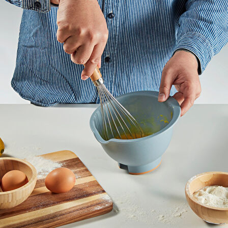 Karıştırma kabı, açık gri-mavi, 1 lt