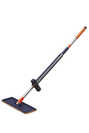 Katlanabilir Ve Tekerlekli Kovalı Mop Seti. Yedek Mop Bezi Hediyeli, Kendinden Sıkmalı Mop Seti.