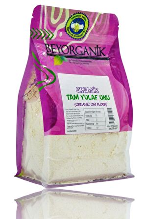 Beyorganik Tam Yulaf Unu 500gr 