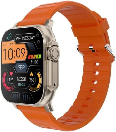 Yeni nesil 49mm akıllı saat telefon destekli geniş ekran 2 kordon hediyeli Xiaomi redmi telefonlar ile tam uyumlu