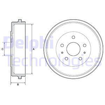 FREN KAMPANASI ARKA FORD B-MAX 2012 TOURNEO-TRANSİT COURİER 2014-2024 DIŞ: 271MM/ IÇ: 228MM 1752037 1763131 1833868 EY161126AA