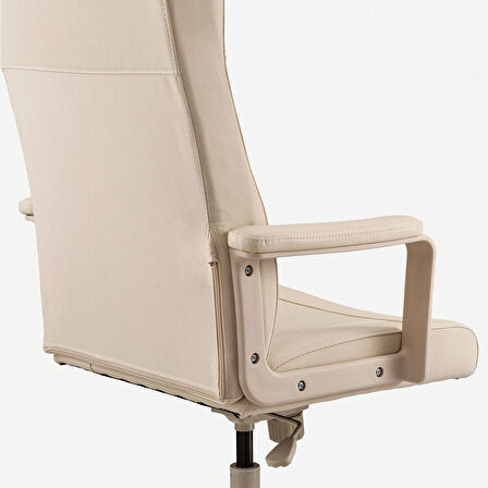 Çalışma sandalyesi, murum bej, kolçaklı