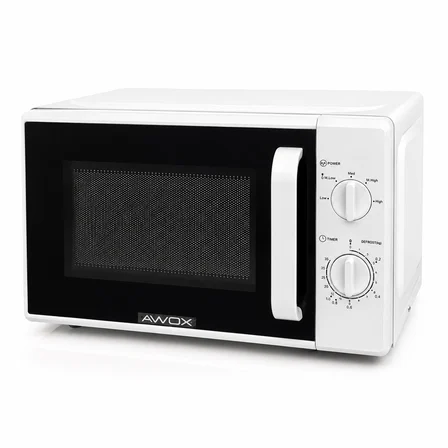 Beyaz Mikrodalga Fırın - Klasik Ön Panel - 20 Litre Kapasite 