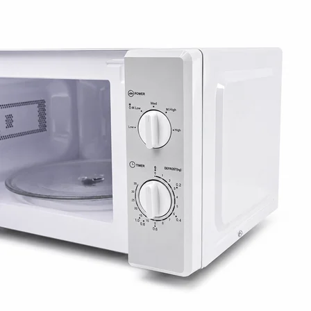 Beyaz Mikrodalga Fırın - Klasik Ön Panel - 20 Litre Kapasite 