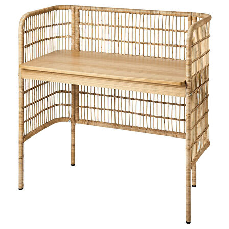Çalışma masası, rattan, 110x54 cm