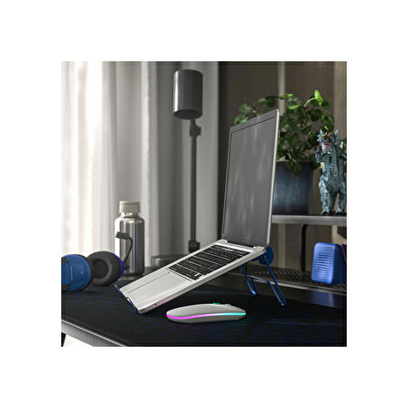 Laptop desteği, mavi