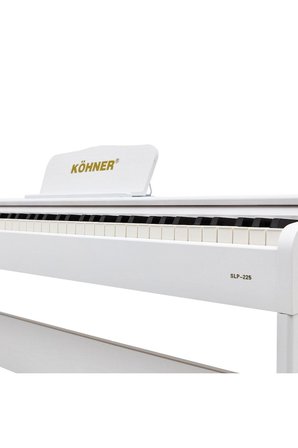 KÖHNER SLP-225 WH Dijital Konsol Piyano, Bluetooth, Tuş Hassasiyeti, 88 Tuşlu (KULAKLIK VE TABURE)