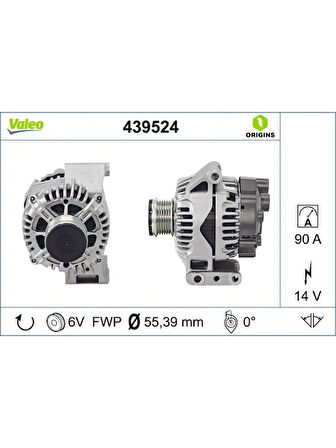 ALTERNATOR 12V GRANDE PUNTO SWIFT III 1,3DDIS CORSA 1,3D MULTIJET