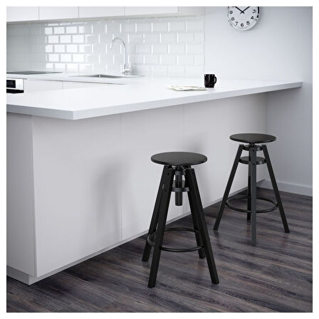 Bar taburesi, siyah, 63/74 cm, ayarlanabilir