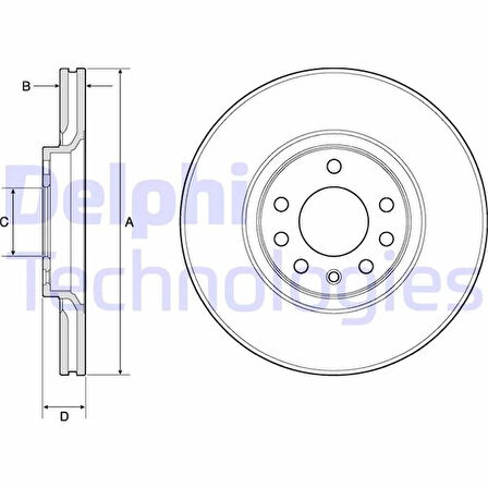 ÖN FREN AYNASI ASTRA H-ZAFIRA B-MERIVA A-B-CORSA D-E-ADAM-ASTRA G-VECTRA B 308X25X5DLXHAVALI 16 İNÇ 95526651 9194477 569061 9184405