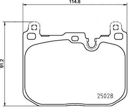 FREN BALATASI ON BMW F40 F44 F48 F39 MINI CLUBMAN F54 F56 COUNTRYMAN F60 M SPORT 34106889266 34206885600