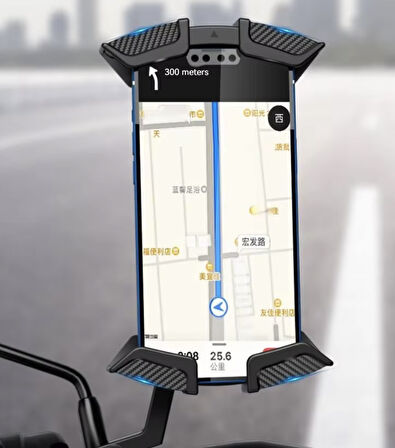 RKS Srk 125-Srk 400 RR  Srk 550- Reale 125 için Karbon Darbe emici titreşim engelleyici motosiklet telefon tutucu