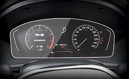 Honda Civic Gösterge Hayalet ekran için HD Digital ekran koruyucu nano tempered film