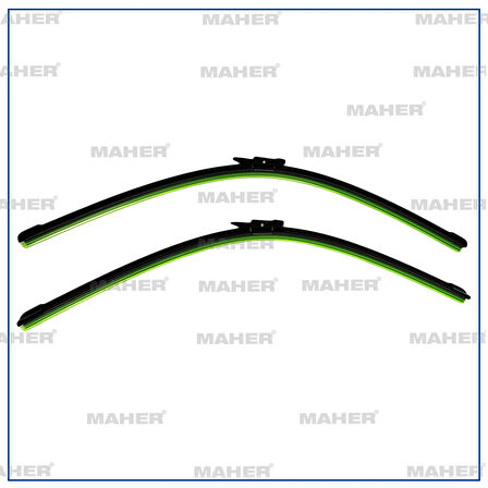 SİLECEK SÜPÜRGESİ TAKIM LEON 2005-2012 (1P1) 15MM ÇAPRAZ 26+26 A099S (650MM+650MM) 1P1955425B