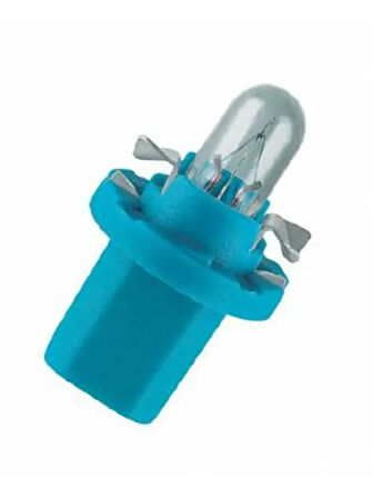 AMPUL 12V 1,2W GOSTERGE PLASTIK SOKETLI (MAVI)