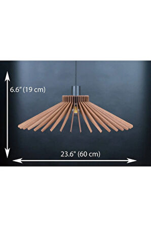 60 CM BÜYÜK MEKANLAR İÇİN SALON KAFE İŞYERİ AVİZESİ