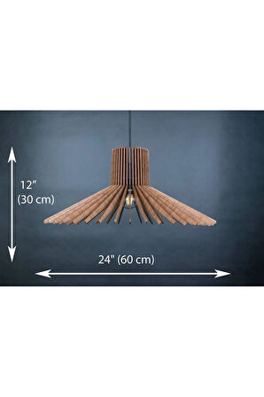 60 CM BÜYÜK MEKANLAR İÇİN SALON KAFE İŞYERİ AVİZESİ