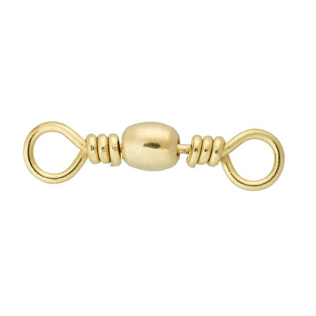 Paslanmaz Fırdöndü - Balıkçılık - 10 Adet - Swivel Brass