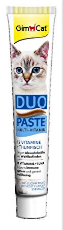 GimCat Multi-Vitamin Duo Paste Tuna + 12 Vitaminli 50 Gr