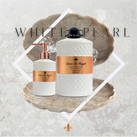 Savon De Royal Luxury Vegan Sıvı Sabun White Pearl 2,5 lt & 500 ml
