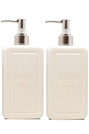 Savon Pur Luxury Vegan Sıvı Sabun Beyaz 2 x 500 ml