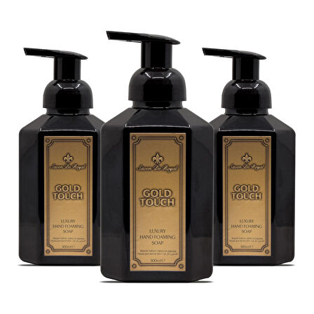 Luxury Vegan Köpük Sabun Gold Touch 3 x 500 ml