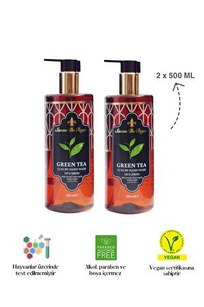 Savon De Royal Nature Luxury Vegan Sıvı Sabun Yeşil Çay 2 x 500 ml