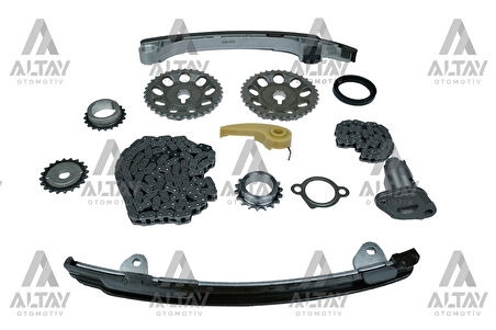 EKSANTRİK ZİNCİR SETİ AVENSIS 2001-2008 1AZFSE / RAV-4 2005-2008 1AZFE / 2.0 BENZİNLİ (13 PARÇA) 135060H010