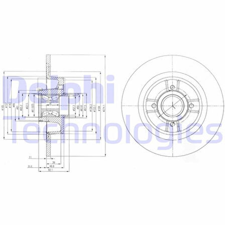 ARKA FREN AYNASI RENAULT MEGANE 1 1999-2003 SCENIC 1999-2001 1.4-1.6 165 1.9 DCİ 20 165