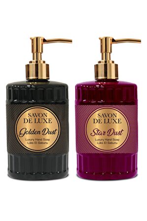 Savon De Luxe Classic Line Golden Dust ve Star Dust Sıvı Sabun 500 ml x 2 Adet