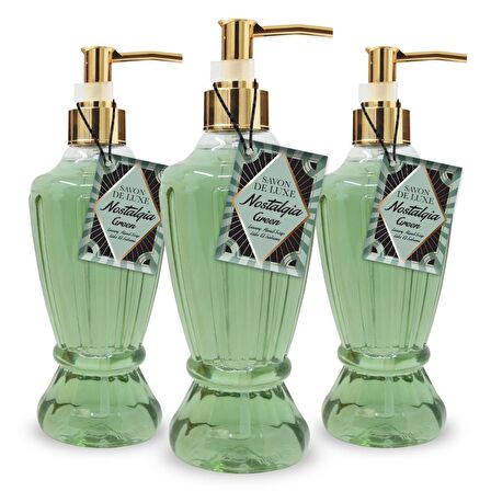 Savon De Luxe Nostalgia Green Luxury Sıvı Sabun 500 ml x 3 Adet