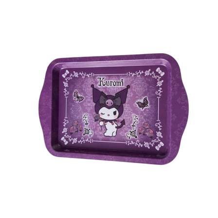 BakGelAl Kuromi Lisanslı Mini Metal Tepsi 24x14 cm – Takı, Aksesuar ve Sunum Tepsisi