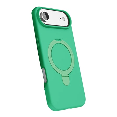 Apple iPhone 17 Air Regal Magsafe Standlı Kapak - Yeşil