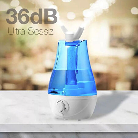 Büyük boy Ultra sis buhar makinası 3.5 litre çocuk ve bebek odaları için ev hava nemlendirici