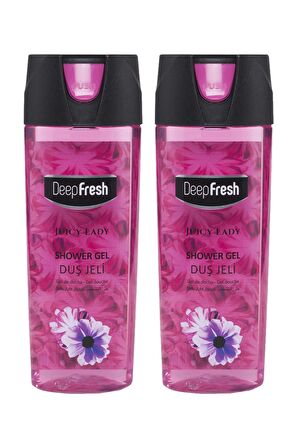 Deep Fresh Juicy Lady Canlandırıcı Tüm Ciltler İçin Kalıcı Kokulu Duş Jeli 2 x 500 ml