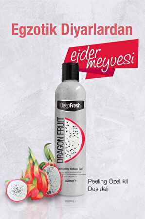 Deep Fresh Arındırıcı Duş Jeli Ejder Meyvesi 2 x 400 ml