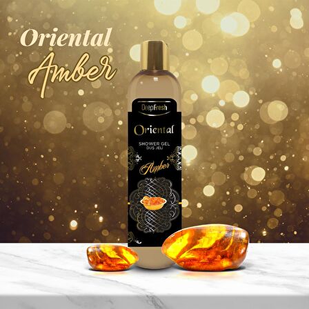 Deep Fresh Oriantel Amber Aromalı Nemlendirici Tüm Ciltler İçin Kalıcı Kokulu Duş Jeli 2 x 400 ml