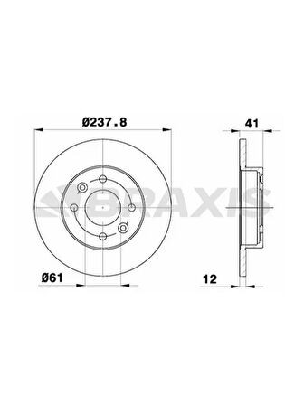 ON FREN DISKI R9 R11 R19 R21 CLIO I II SYMBOL EXPRES MEGANE I LOGAN SANDERO 1.2 / 1.4 / 1.6 /