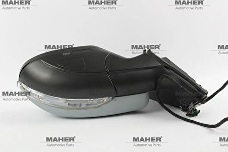 AYNA DIŞ DİKİZ GOLF6 2008-2012 ELEKTRİKLİ, ISITMALI, SİNYALLİ, ASTARLI SOL 5K0857507AD9B9