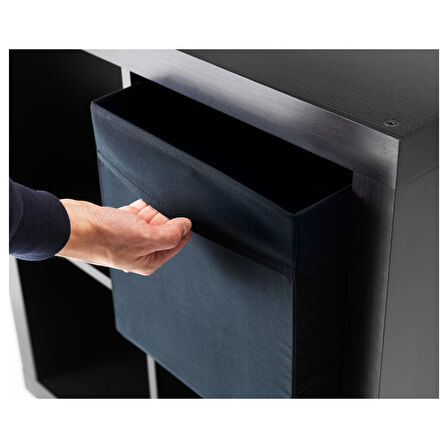 Kutu, siyah, 33x38x33 cm