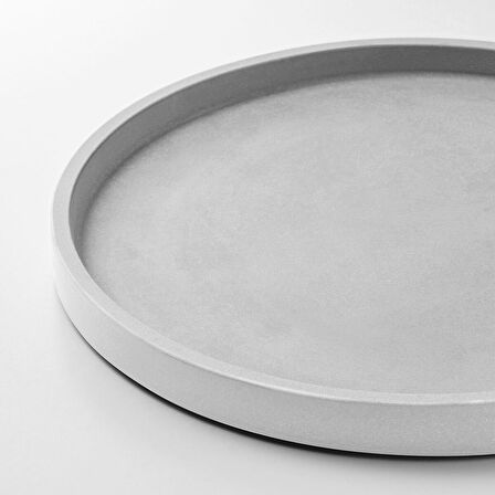 Saksı altlığı, açık gri, 27 cm