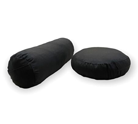 Bolster Minderi & Meditasyon Minderi / Antibakteriyel Duck Kumaş / İkili Set