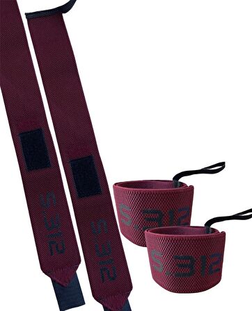Pro Wrist Wraps 2'li Paket - Halter, Crossfit, Power Lifting Bilek Bandajı 50 Cm X 6 Cm