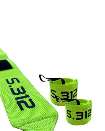 Pro Wrist Wraps 2'li Paket - Halter, Crossfit, Power Lifting Bilek Bandajı 50 Cm X 6 Cm