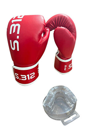 Boks Eldiveni Dişlik Set Kick Boks Eldiveni, Muay Thai Eldiveni, Maç ve Antrenman Eldiveni + Dişlik