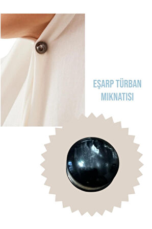 Eşarp, Şal, Türban, Tesettür Mıknatısı, Kuvvetli Mıknatıs, Modern ve Şık Görünüm