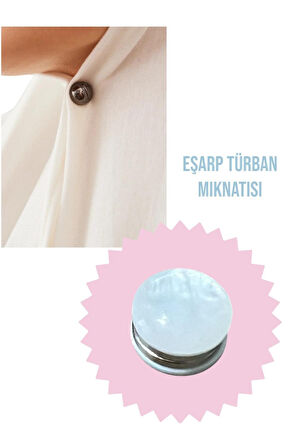 Eşarp, Şal, Türban, Tesettür Mıknatısı, Kuvvetli Mıknatıs, Modern ve Şık Görünüm