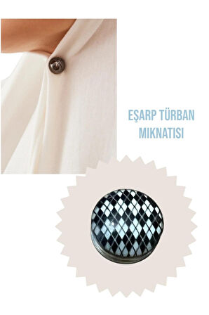 Eşarp, Şal, Türban, Tesettür Mıknatısı, Kuvvetli Mıknatıs, Modern ve Şık Görünüm